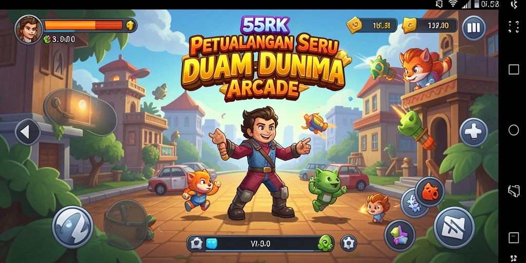 Tampilan gameplay seru dan menantang dari 55RK yang menghibur.