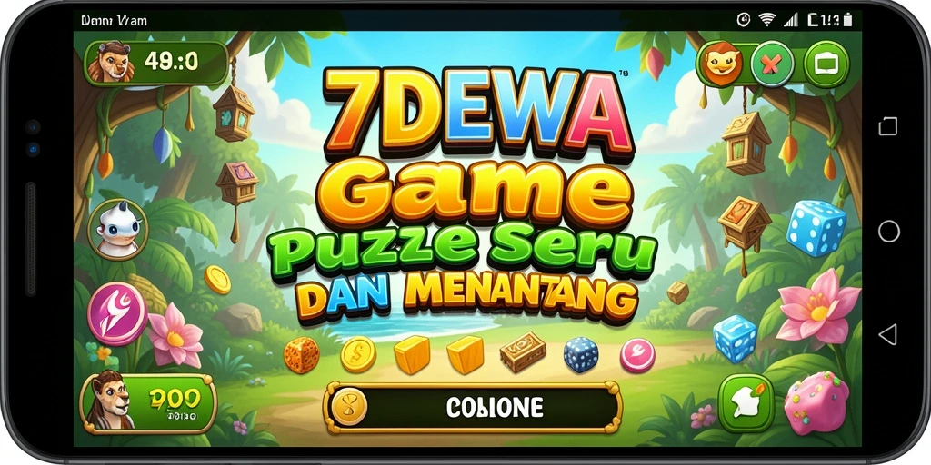Tampilan game Puzzle 7DEWA dengan gameplay yang seru.