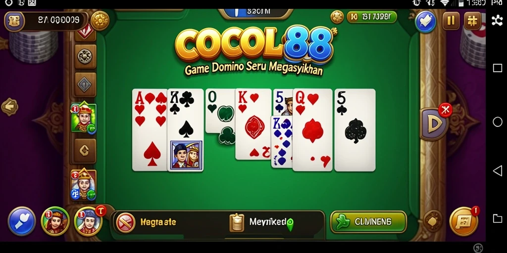 Screenshot COCOL88 menampilkan keseruan bermain Domino.