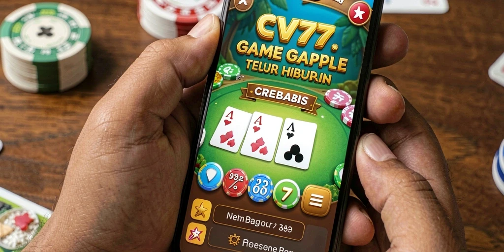 Screenshot gameplay seru CV777 menampilkan aksi Gaple yang menegangkan.