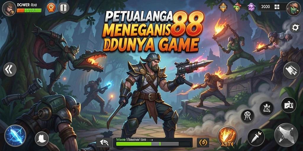 Gameplay DOWER88 penuh tantangan dan petualangan seru.