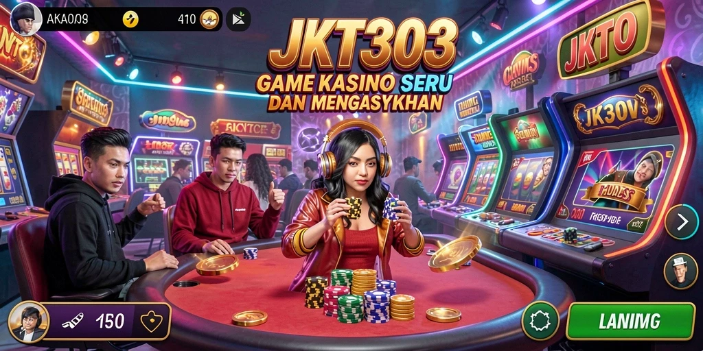 Tampilan gameplay Kasino yang menarik dan seru.