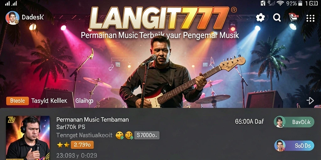 Tampilan menarik dari gameplay LANGIT777 untuk pengalaman musik yang seru.
