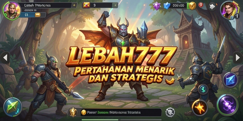 Tampilan gameplay LEBAH777 dengan strategi pertahanan yang seru.