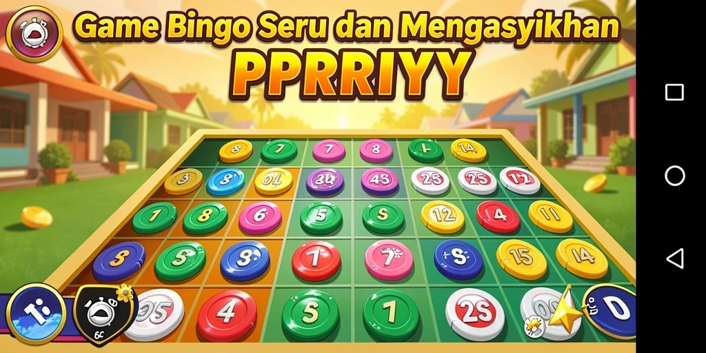 Screenshot gameplay Bingo yang seru dan interaktif.