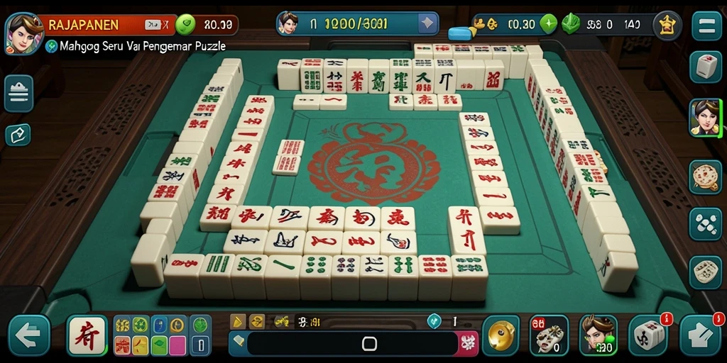 Tampilan gameplay menantang dan seru di RAJAPANEN.