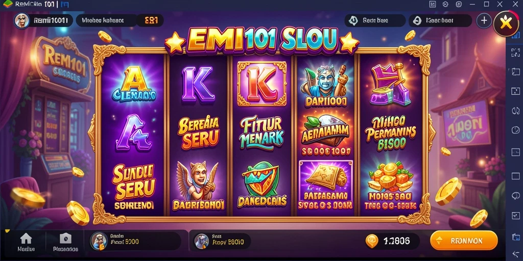 Tampilan gameplay Slot yang menegangkan dan penuh warna.