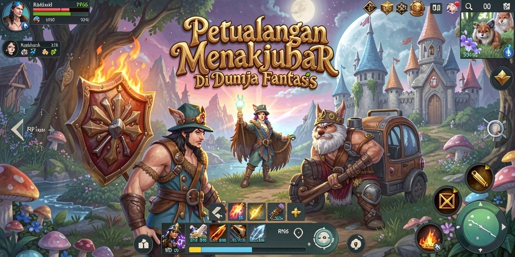 Menampilkan gameplay petualangan seru di RP66.