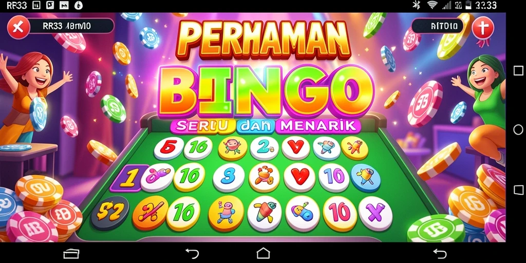 Gameplay RR33 yang seru dan interaktif dalam permainan Bingo.