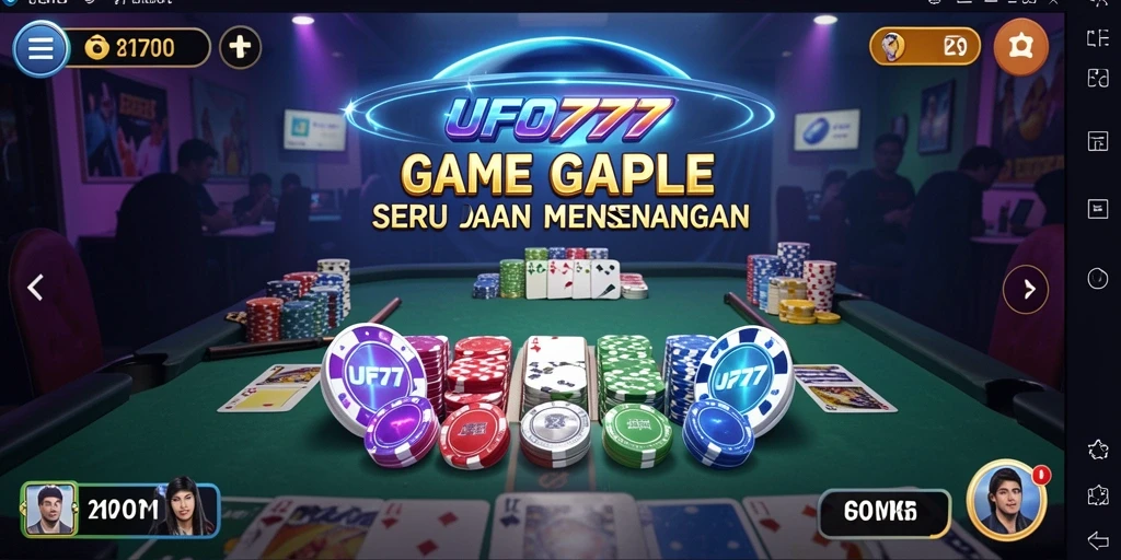 Tampilan gameplay seru dan interaktif di UFO777.