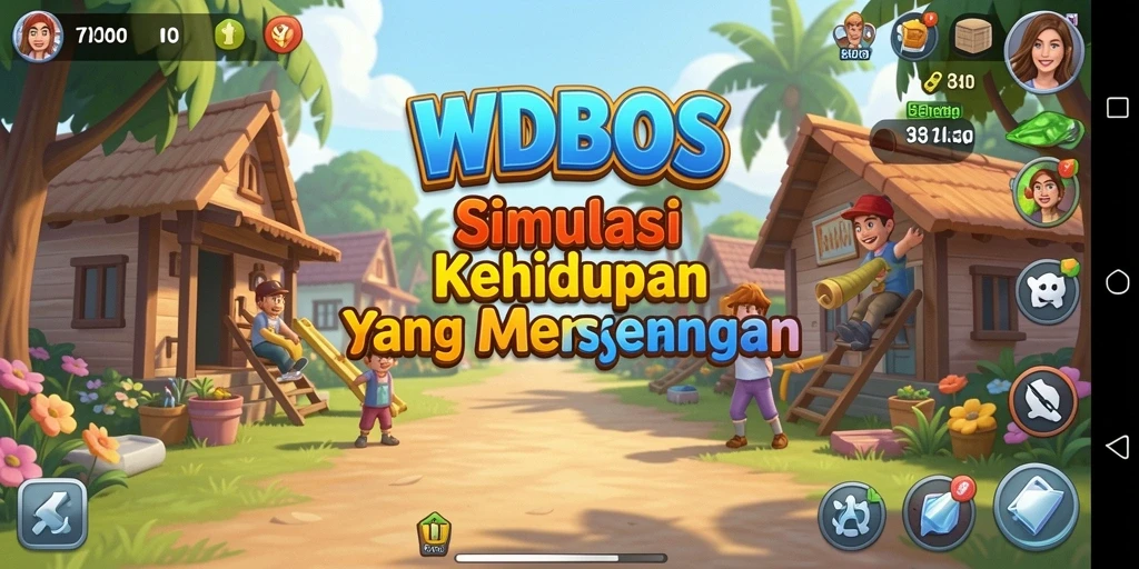 Tampilan gameplay WDBOS yang menarik dan interaktif.